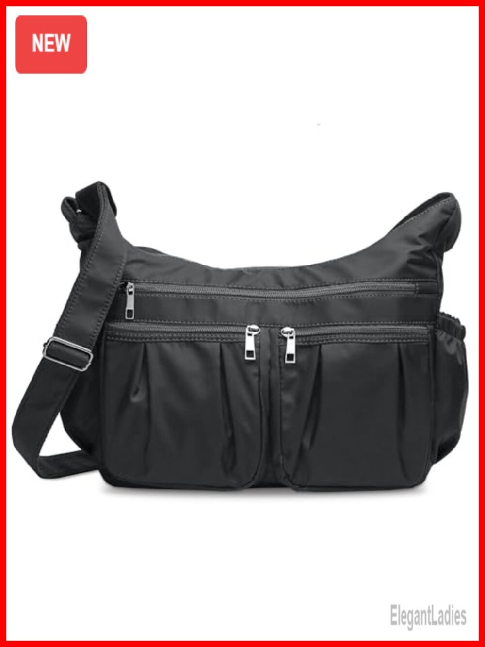Waterproof Nylon Crossbody Bag Lightweight Travel Shoulder Purse